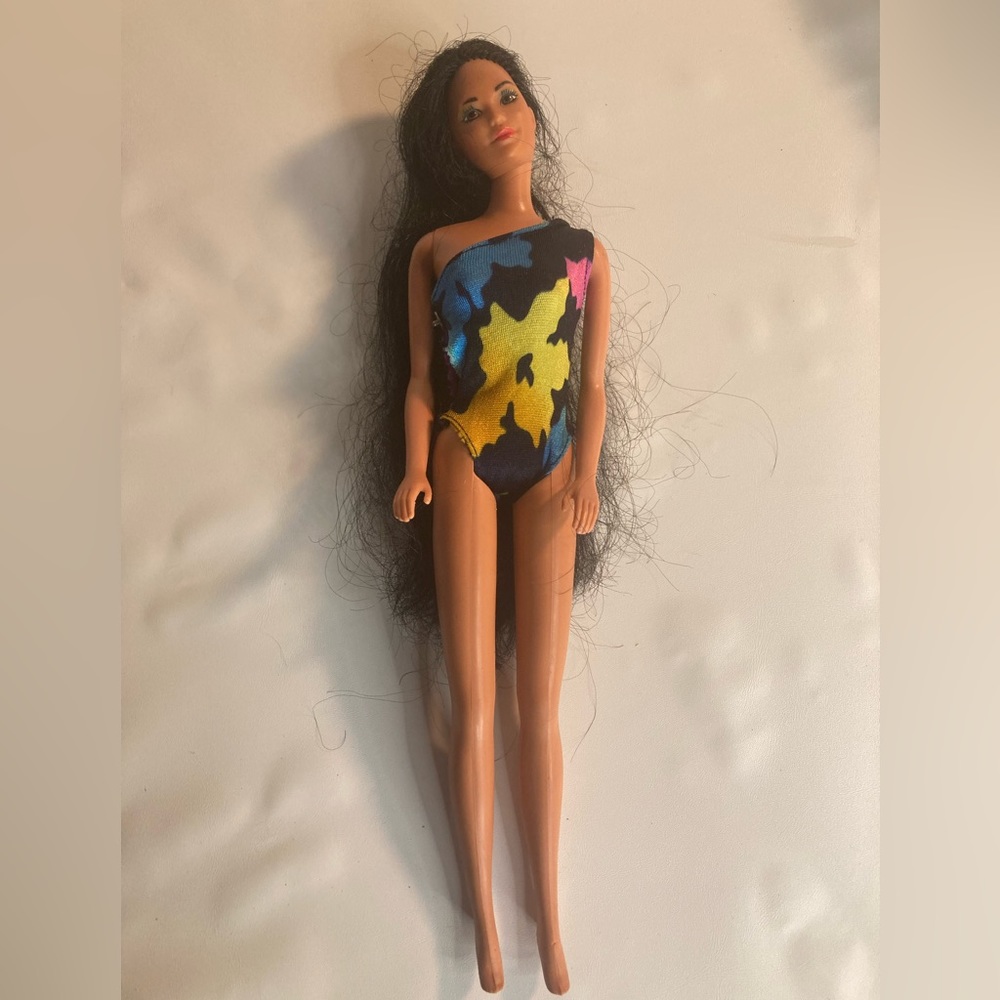 Vintage 80’s Barbie Asian Miko Fashion Doll Long Hair